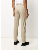 straight-leg slim-fit chinos