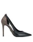 Nora logo-print pumps