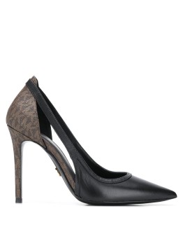 Nora logo-print pumps