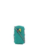 embroidered M crossbody bag