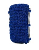 embroidered logo crossbody bag