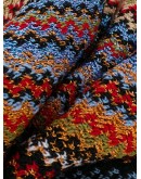 striped wool blend scarf