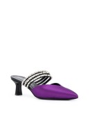 crystal-embellished mules