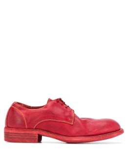 round toe lace-up shoes