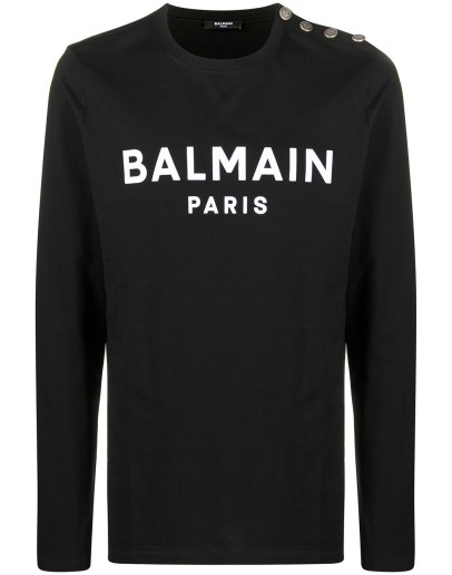 logo-print cotton sweatshirt