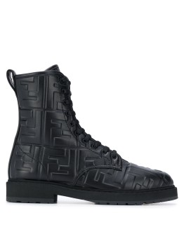 FF logo combat boots