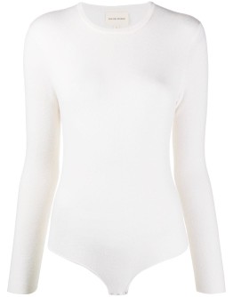 crewneck knitted playsuit