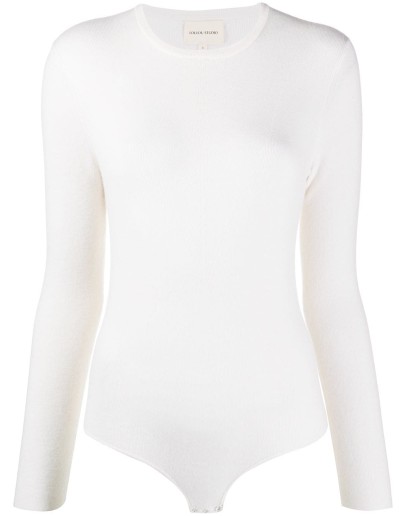 crewneck knitted playsuit