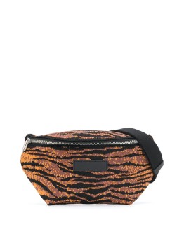 tiger print belt bag