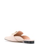 buckle detail flat mules
