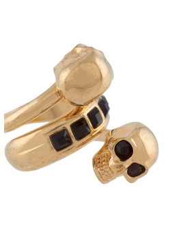 double skull ring
