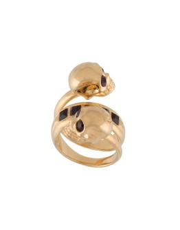 double skull ring
