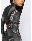 zip print jumpsuit