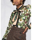 floral-print blouse