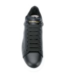 oversized leather sneakers