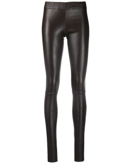 skinny leather trousers