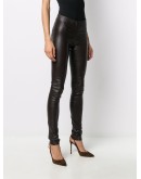 skinny leather trousers