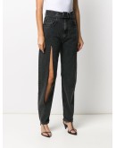 ripped detail boyfriend jeans