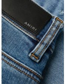 ripped mid-rise skinny jeans