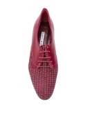 Neta raffia lace-up shoes