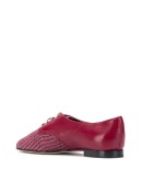 Neta raffia lace-up shoes