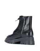 Lynch front zip chunky boots