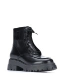 Lynch front zip chunky boots