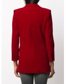 corduroy single-button blazer