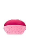 Intrecciato zipped make-up bag