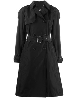 double-breasted trench coat
