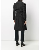 double-breasted trench coat