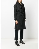 double-breasted trench coat