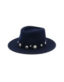 coin-embellished fedora hat