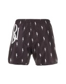 Thunderbolt-print swim shorts