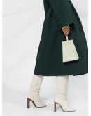shawl collar belted coat