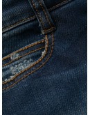 lace-appliqué skinny jeans