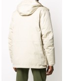 hooded mid-length parka