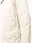 hooded mid-length parka