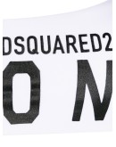 logo-print bikini top