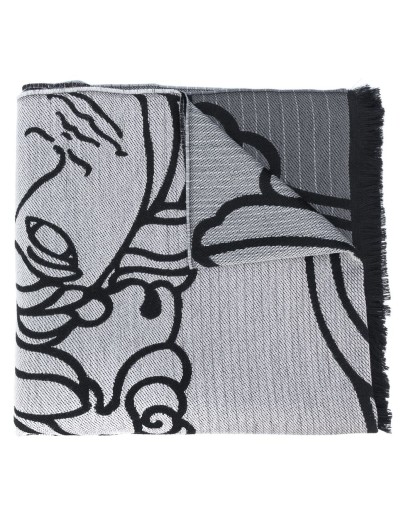 Medusa jacquard-woven scarf