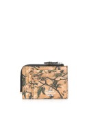 bird-print purse