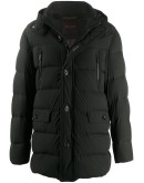 hooded padded coat