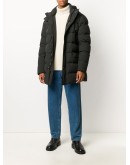 hooded padded coat