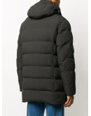 hooded padded coat