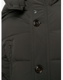 hooded padded coat