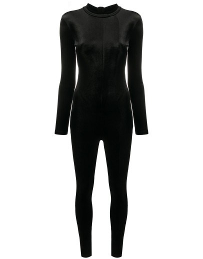 mock neck jumpsuit