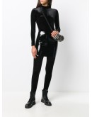 mock neck jumpsuit