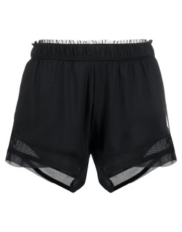 layered running shorts
