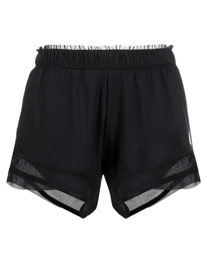 layered running shorts
