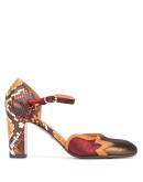 Waban block heel pumps
